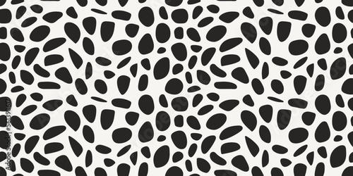 Leopard pattern for seamless surfaces. Seamless pattern for print and surface decoration. Pattern of angular fragments.