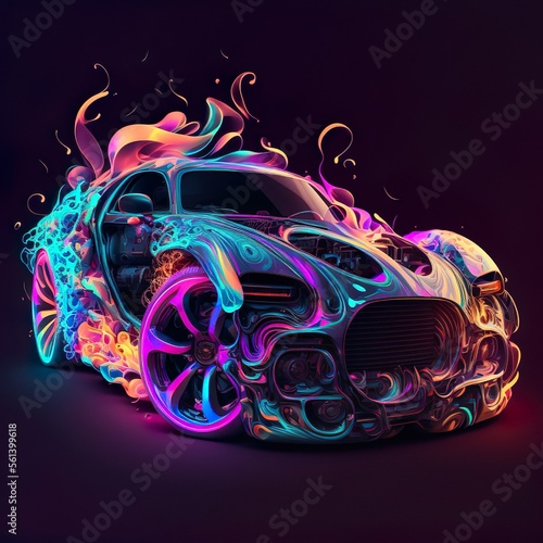 abstract background car