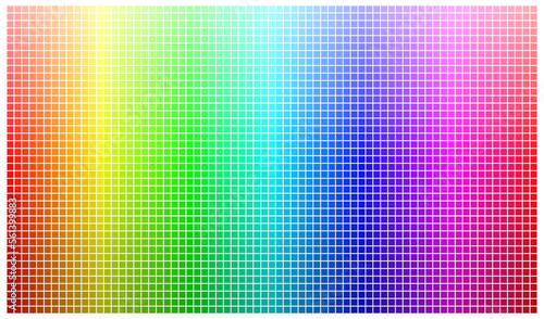 Rainbow Color Palette with Every Hue