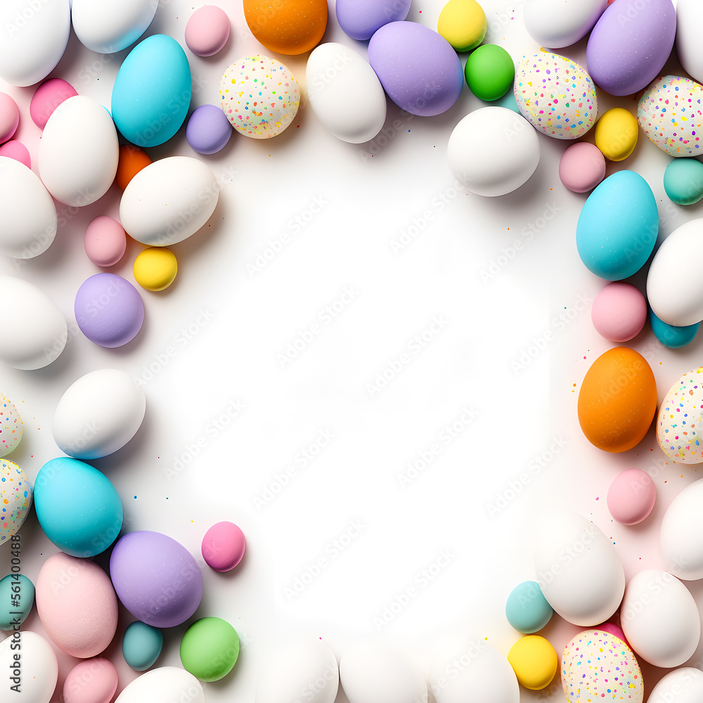Bright Easter egg with blank space in middle, perfect for adding text or graphics. Ideal for social media, websites & marketing. Celebrate Easter and Spring with this colorful and lively image. Bright Easter egg with blank space in middle, perfect for adding text or graphics. Ideal for social media, websites & marketing. Celebrate Easter and Spring with this colorful and lively image.