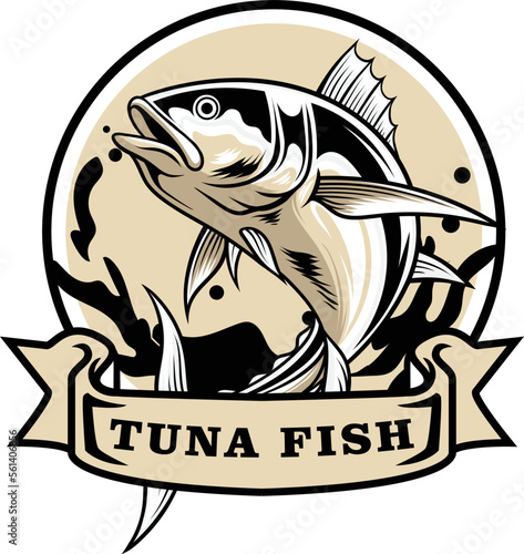 Vintage of Seafood Label Badge