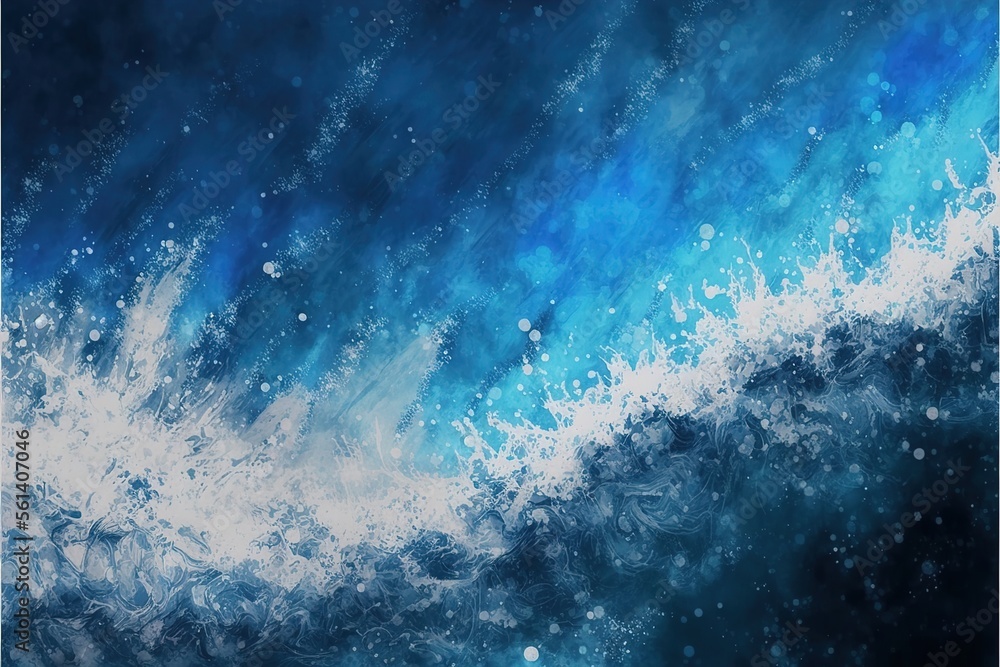 Impressionistic blue water teal modern oil painting and sparkling wallpaper, color transitions, universe, volumetric lighting, sharp, hyperrealistic created with generative ai technology Impressionistic blue water teal modern oil painting and sparkling wallpaper, color transitions, universe, volumetric lighting, sharp, hyperrealistic created with generative ai technology