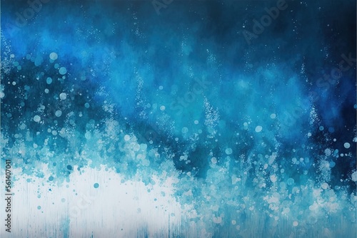 Impressionistic blue water teal modern oil painting and sparkling wallpaper, color transitions, universe, volumetric lighting, sharp, hyperrealistic created with generative ai technology