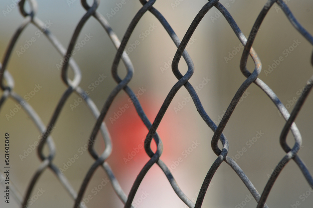 Abstract of a chain link fence Abstract of a chain link fence