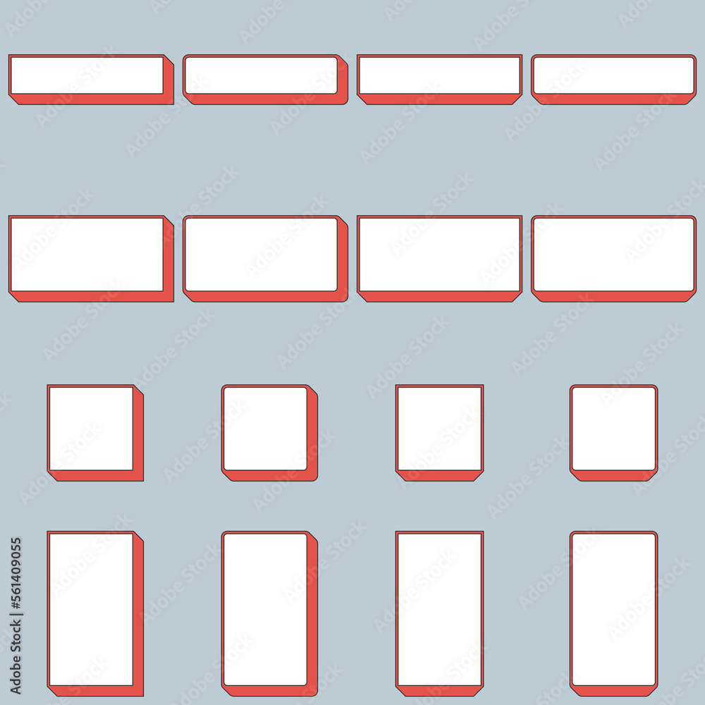 Text box for message. Text box simple shape. Box for message. Text box for message. Text box simple shape. Box for message.