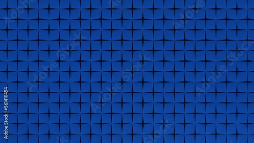 blue trapezoid backdrop seamless geometric pattern  3d rendering 05