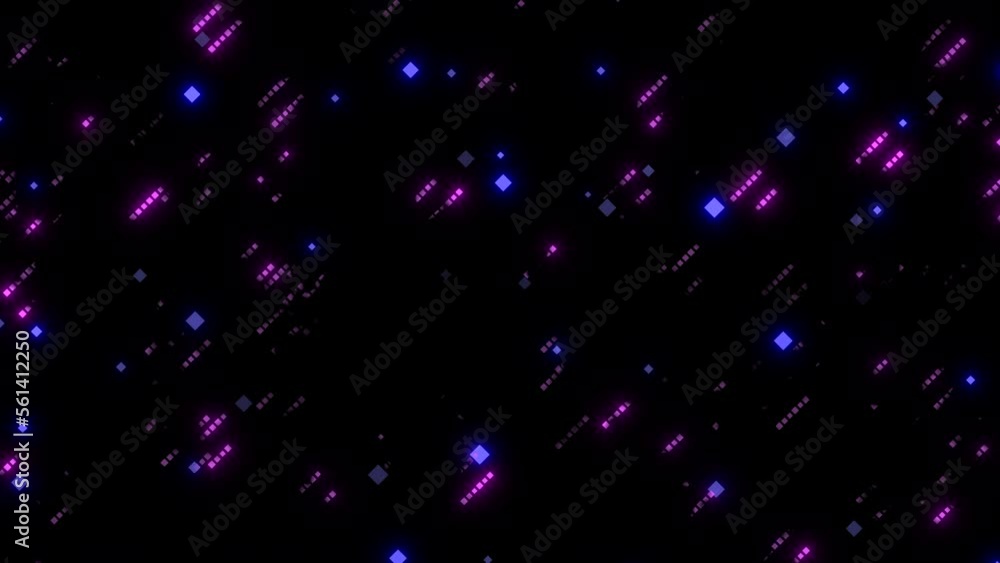 Digital and neon dots pattern in rows, motion abstract corporate, cyber, futuristic and retro style background Digital and neon dots pattern in rows, motion abstract corporate, cyber, futuristic and retro style background