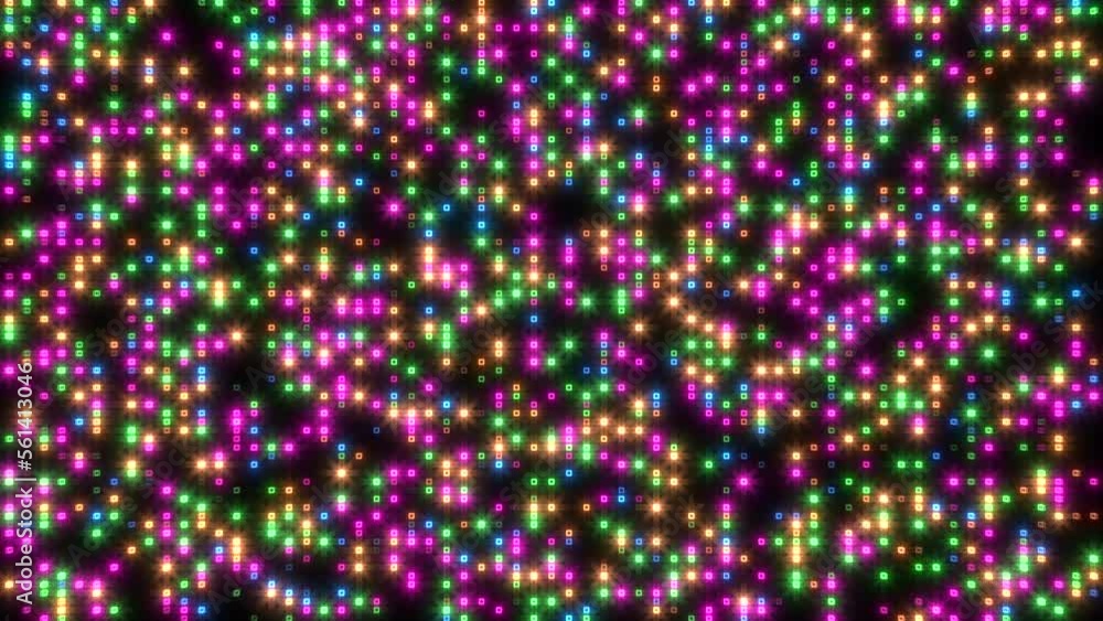 Digital and neon dots pattern in rows, motion abstract corporate, cyber, futuristic and retro style background Digital and neon dots pattern in rows, motion abstract corporate, cyber, futuristic and retro style background