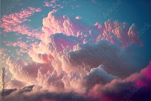 Structured pink cotton candy wallpaper  creative  color transitions  universe  volumetric lighting  sharp  abstract   hyperrealistic created with generative ai technology 
