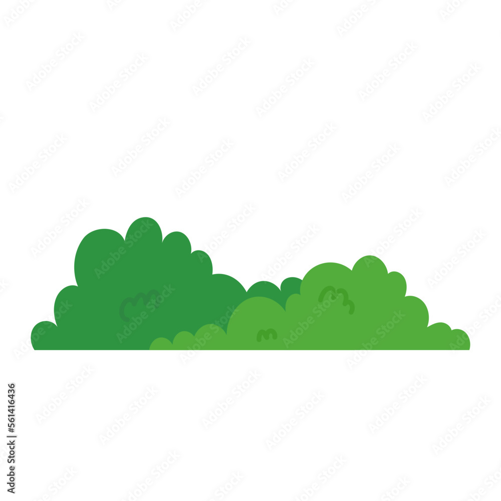 natural green grass bushes decorate environmental ecology cartoon scene natural green grass bushes decorate environmental ecology cartoon scene