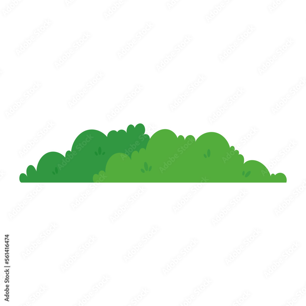 natural green grass bushes decorate environmental ecology cartoon scene natural green grass bushes decorate environmental ecology cartoon scene