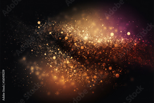 Glittery Abstract Background, Concept Art, Digital Illustration