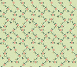 floral garden seamless pattern for spring