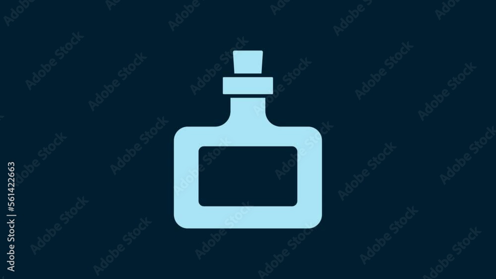 White Sauce bottle icon isolated on blue background. Ketchup, mustard and mayonnaise bottles with sauce for fast food. 4K Video motion graphic animation White Sauce bottle icon isolated on blue background. Ketchup, mustard and mayonnaise bottles with sauce for fast food. 4K Video motion graphic animation