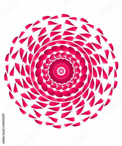 abstract red heart