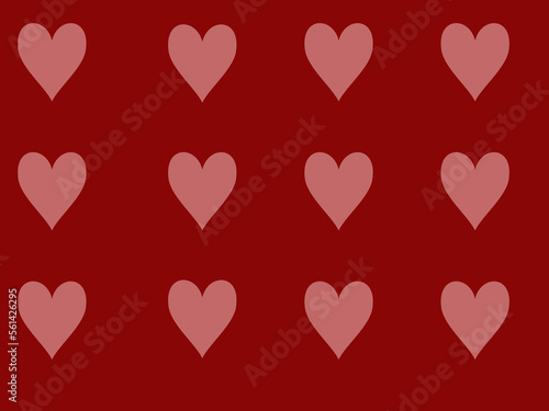 set of hearts