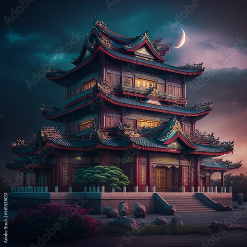 grand magical Chinese Palace