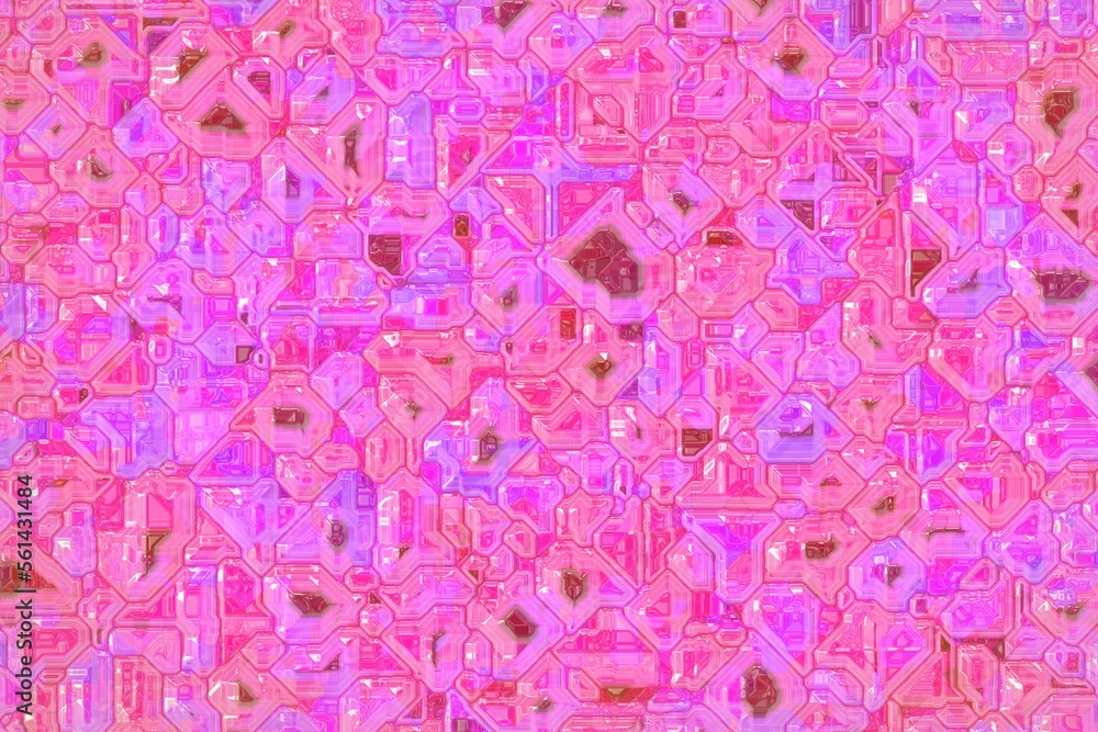 Fototapeta premium design nice electronic vivid toxic pattern computer graphic background illustration
