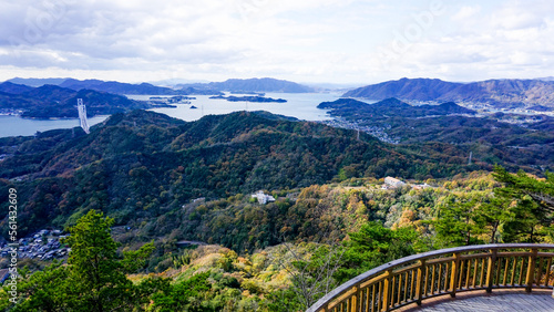 広島県尾道市の高見山展望台