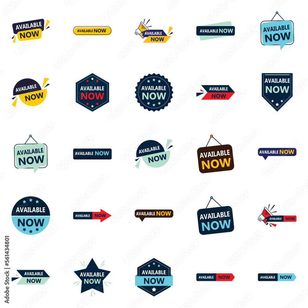 Available Now 25 Vector Banners for High-quality and Professional Marketing Materials
