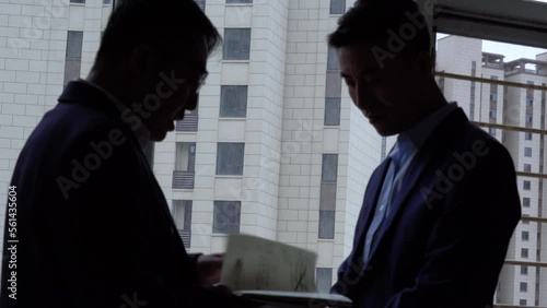 Window Silhouette of Work Guidance