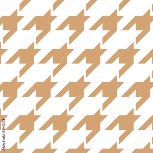 Houndstooth seamless pattern. Vector illustration