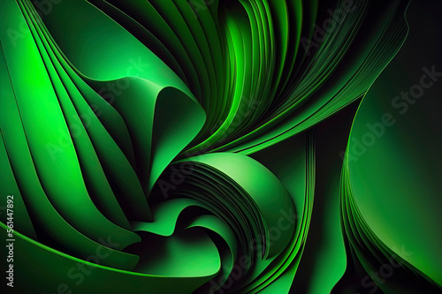 abstract green background, abstract wave background with green color