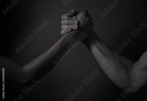 Strong hands. Hands. Photo. Black and white photo. Work. 