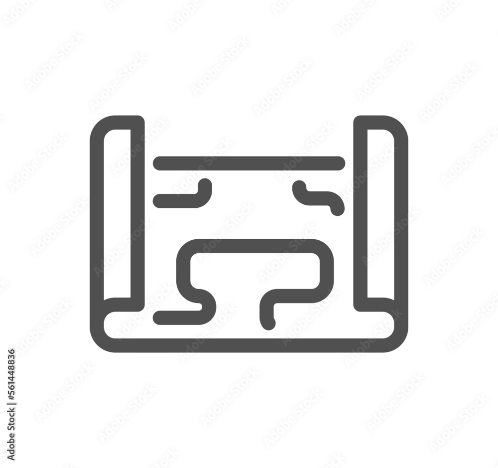 Global navigation related icon outline and linear vector. Global navigation related icon outline and linear vector.