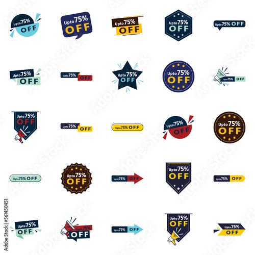 The Up to 70% Off Pack 25 Innovative Vector Designs for Your Next Discount Event