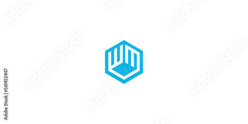 WM logo design template