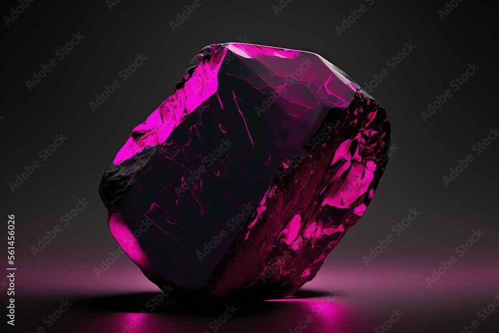 Black pink. black and pink mineral. Generative AI Black pink. black and pink mineral. Generative AI