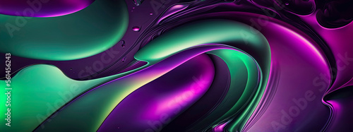 Purple and green abstract wallpaper, purple and green background