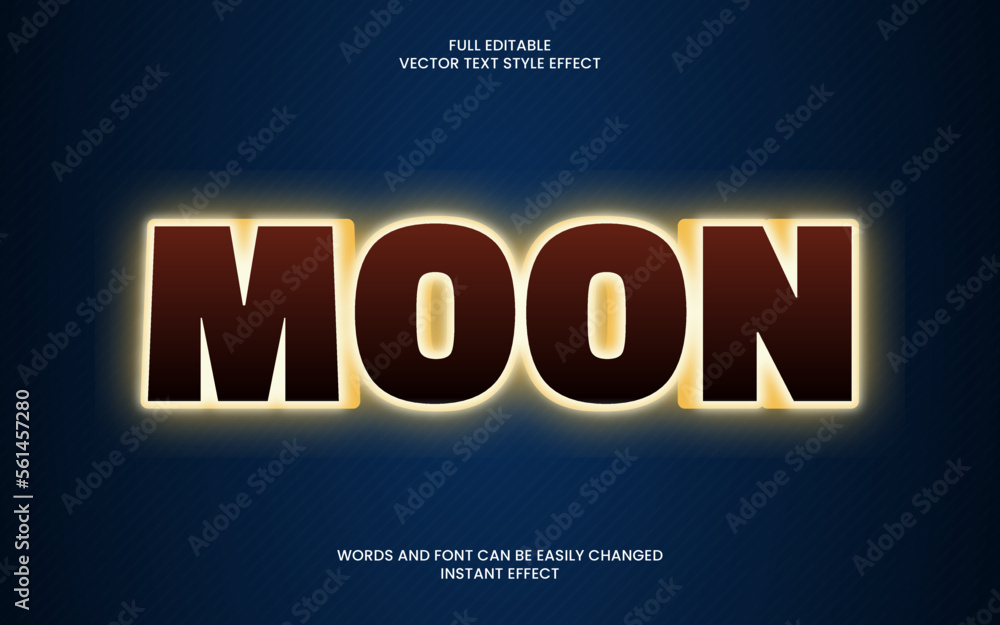 Moon Text Effect