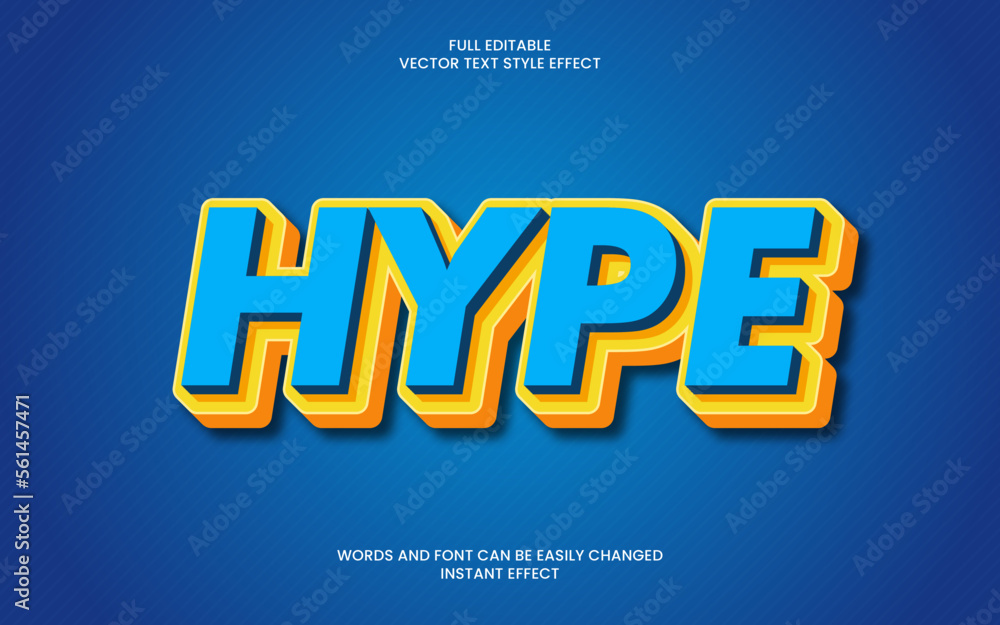 Hype Text Effect