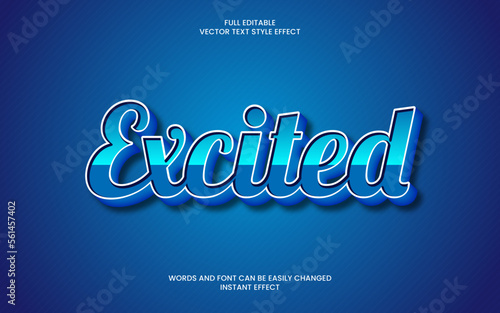 Excited Text Effect