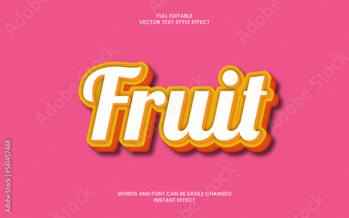 Fruit Text Effect