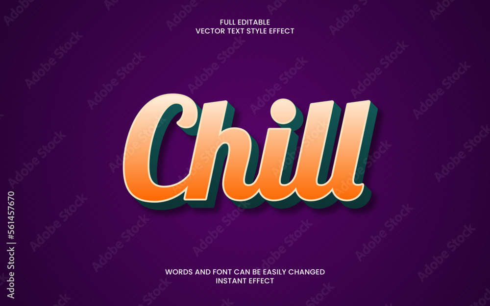 Chill Text Effect