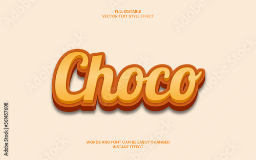 Choco Text Effect