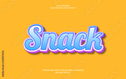 Snack Text Effect