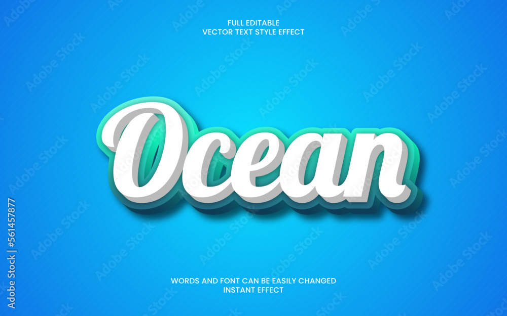 Ocean Text Effect