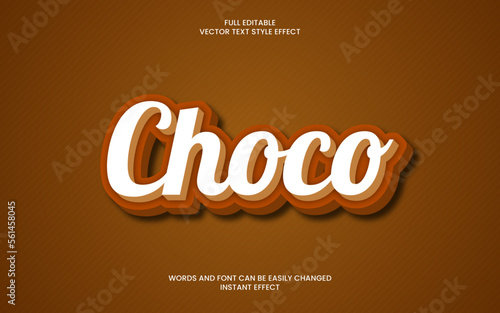 Choco Text Effect