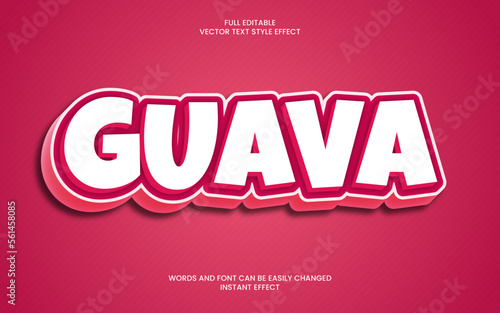 guava text effect