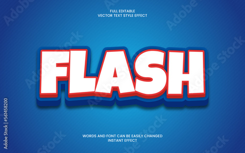 Flash Text Effect