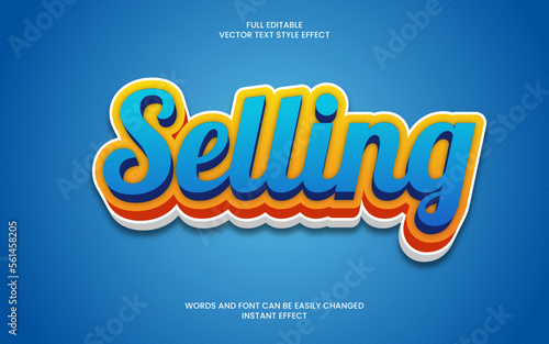 Selling Text Effect