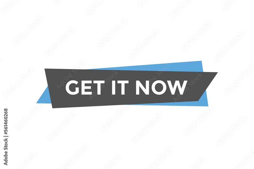 Get it now button web banner templates. Vector Illustration
Get it now button web banner templates. Vector Illustration