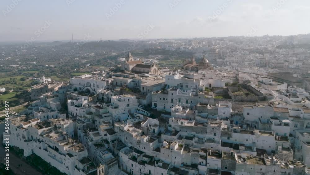 Ostuni from Above - Flyover the city Ostuni from Above - Flyover the city