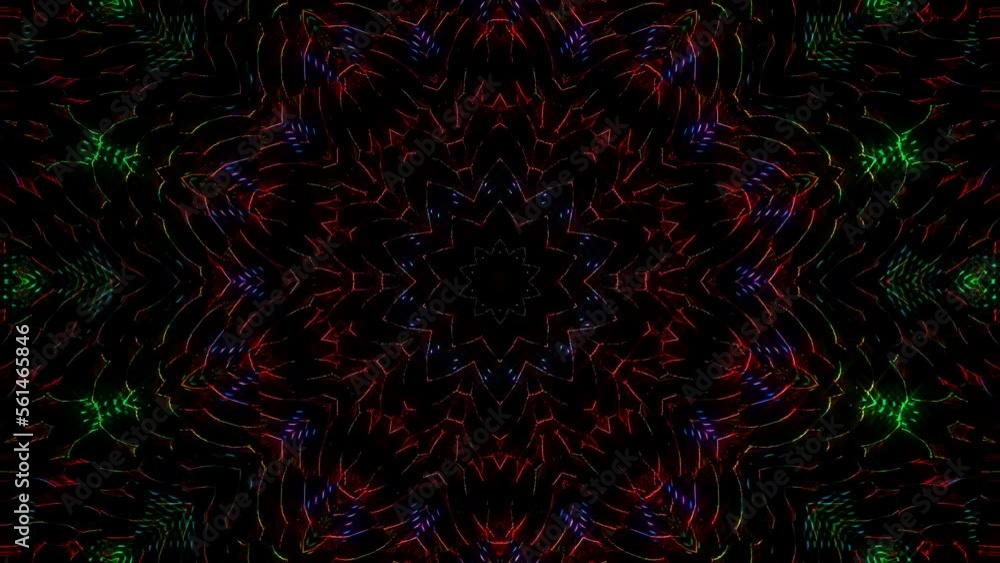 abstract lines colorful light shining round shape in center, black background abstract lines colorful light shining round shape in center, black background