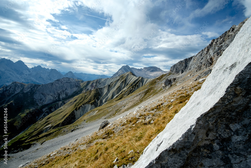 Alpenlandschaft im Wettersteingebirge