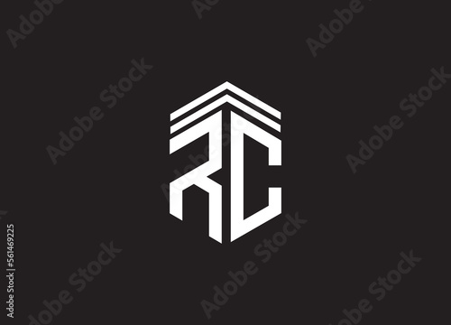RC Initial  letter monogram icon logo design 